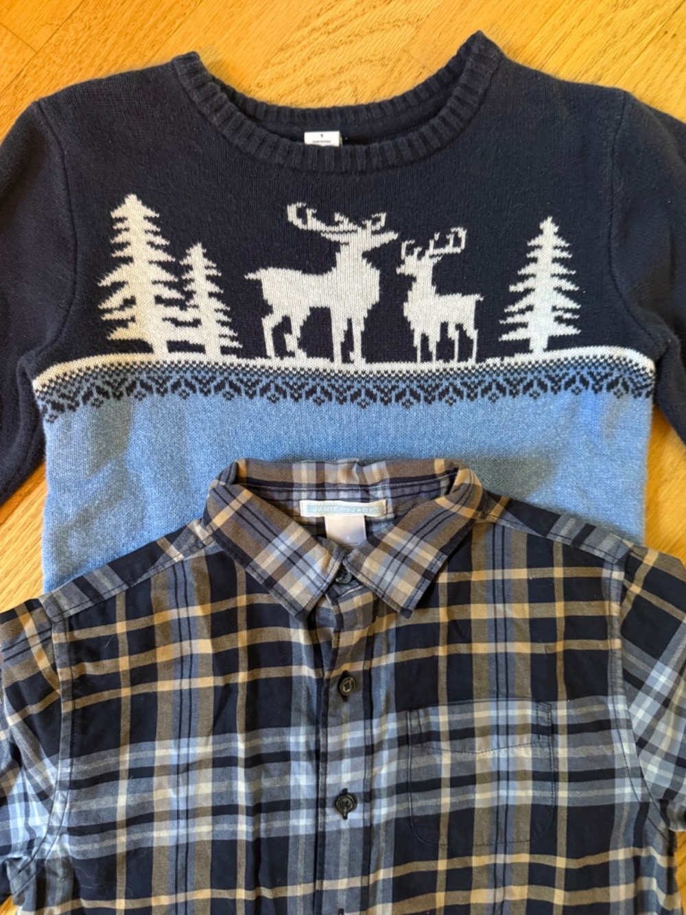 Janie and Jack Size 7 Sweater and Shirt Bundle - Picture 4 of 4